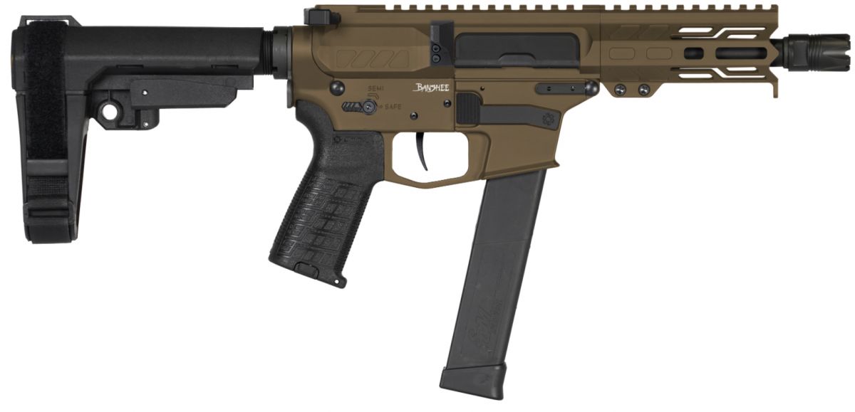 CMMG Inc. Pistol Banshee MKG 45 ACP 5"Midnight Bronze 13rd - 13+1 Rounds | 5" Barrel | Polymer Grips