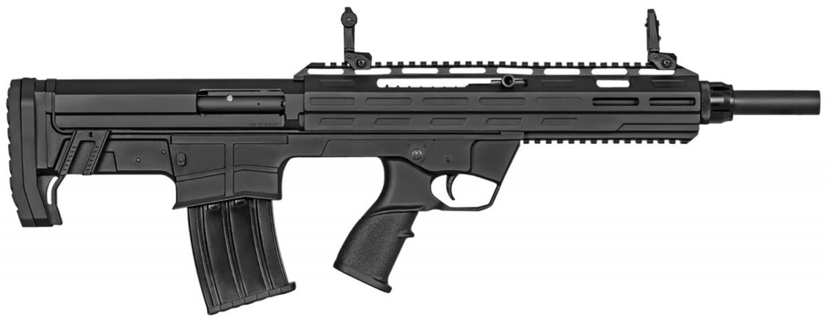 SDS Imports Tokarev TBP 12 Gauge Bullpup Shotgun - 5+1 Rounds | 18.5" Barrel | 3" Chamber | Black Stock | Synthetic | Blue/Black