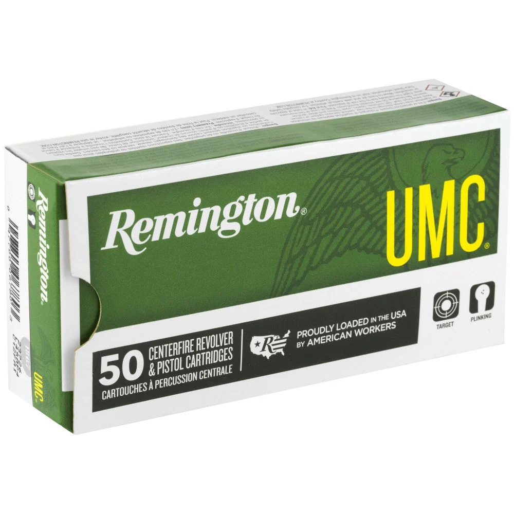 Remington UMC Handgun Ammunition .45 ACP 230 gr FMJ 835 fps 50/ct - Brass Casing