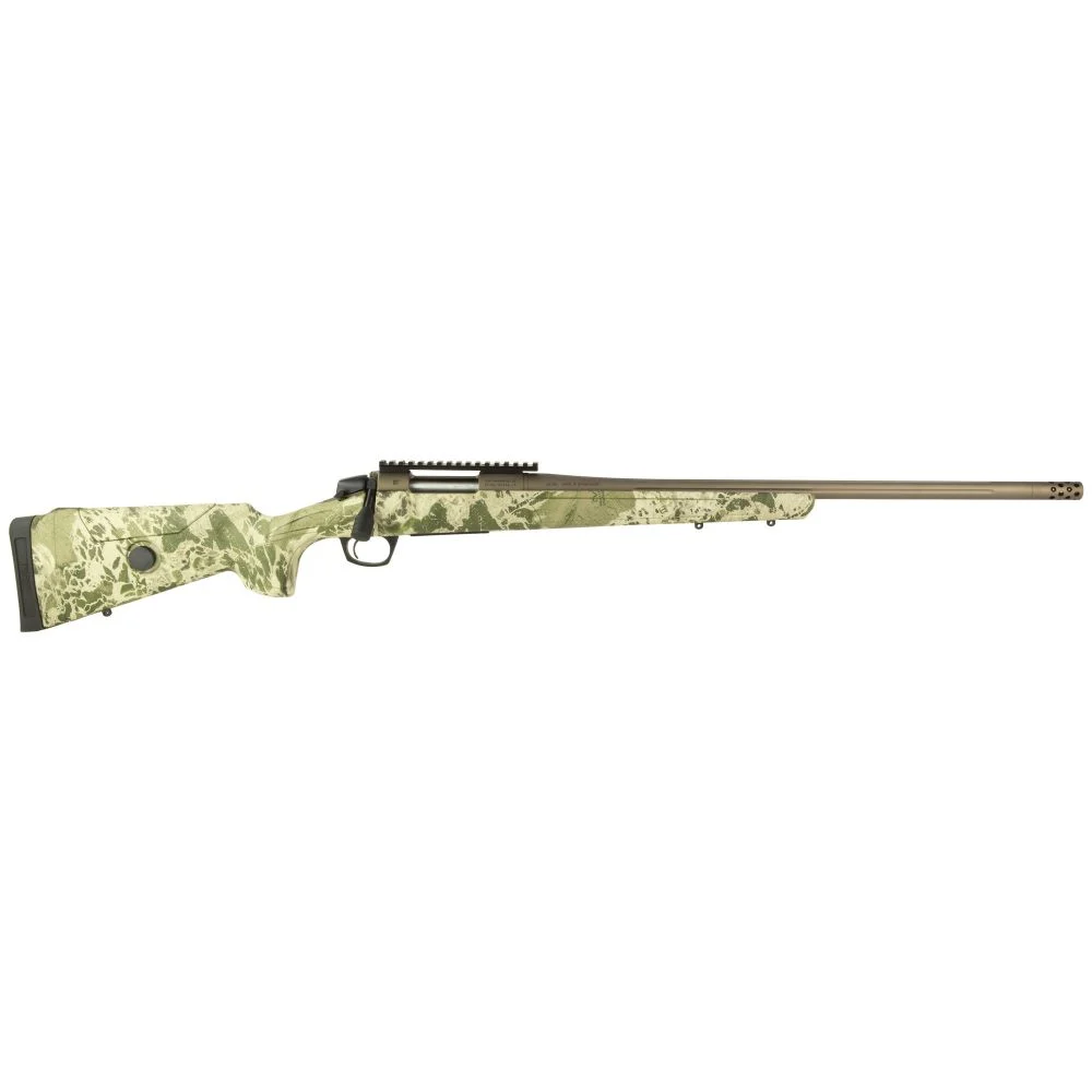 CVA Cascade Long Range Hunter .308 Winchester Bolt Action Rifle - 4+1 Rounds | 22" Barrel | Camo Stock | Synthetic | Bronze