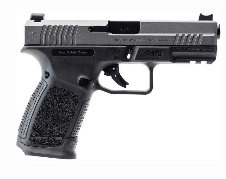 GFORCE ARMS RPX9 EXODUS TACTICAL GRAY 9MM 4.02" 15-RD SEMI-AUTO PISTOL - 15+1 Rounds | 4.02" Barrel | Blue/Black