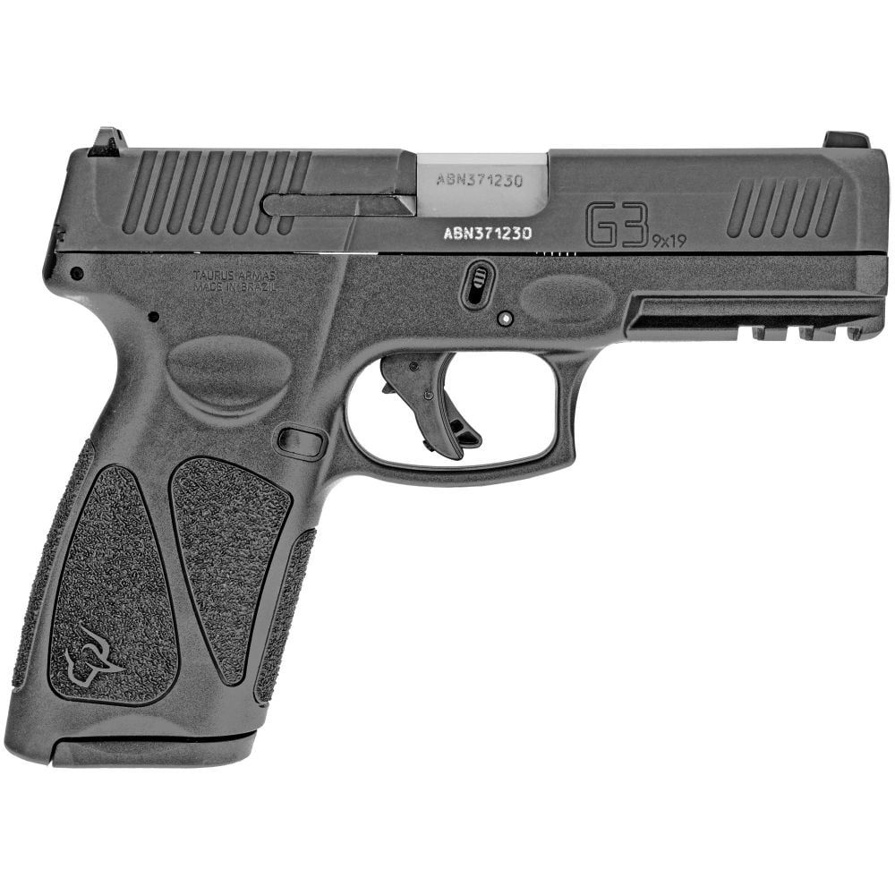 Taurus G3 9mm Semi Auto Pistol - 15+1 Rounds | 4" Barrel | Polymer Grips | Blue/Black | 3-Dot Sights