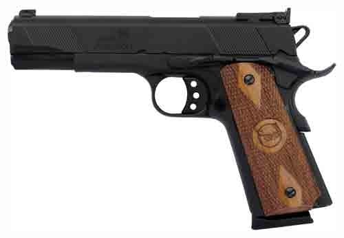 Iver Johnson 1911A1 Eagle Matte 8+1 .45 ACP 5" - 8+1 Rounds | 5" Barrel | Wood Grips | Blue/Black | 3-Dot Sights