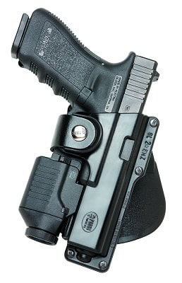 TACTICAL PADDLE RH For Glock 17 22 31 W/ LASER OR LIG - Black Color | Polymer Material | Tactical Holster Type