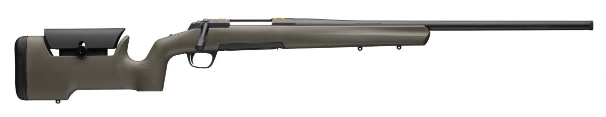 Browning X-Bolt Max Long Range SR 308 Winchester Bolt Action Rifle - 4 Rounds | 22" Barrel | OD Green Stock | Blue/Black