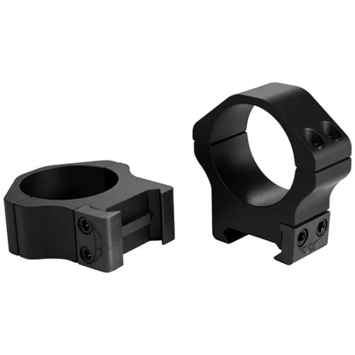 Warne 513M Maxima Horizontal Ring Set 30mm Diam Low Steel Black Matte