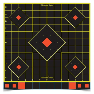 Shoot-N-C Sight-In Targets 12 Inch 100 Targets 1200 Pasters