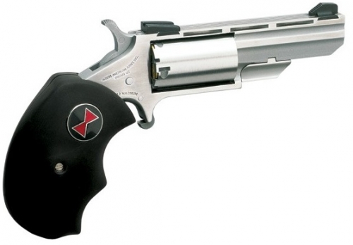 North American Arms Black Widow 22 Long Rifle Revolver - 5 Rounds | 2" Barrel | Polymer Grips | Stainless/Silver