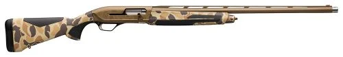 Browning Maxus II Wicked Wing 12 GA 26" 4+1 3.5" Burnt Bronze Cerakote Vintage Tan Camo Fixed Overmolded Grip Panel - 4+1 Rounds | 26" Barrel | 3.5" Chamber | Camo Stock | Synthetic | FDE/Tan