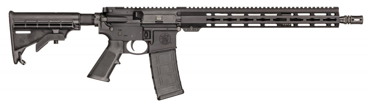 Smith & Wesson M&P 15 Sport III 5.56x45 NATO 16" Barrel, 15" M-LOK Handguard, 30+1 - 30+1 Rounds | 16" Barrel | Black Stock | Blue/Black
