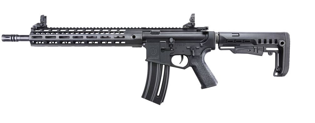 Walther Arms Hammerli Tac R1 22 Long Rifle Modern Sporting Rifle - 20+1 Rounds | 16.1" Barrel | 5-Position Adjustable Stock | Synthetic | Blue/Black