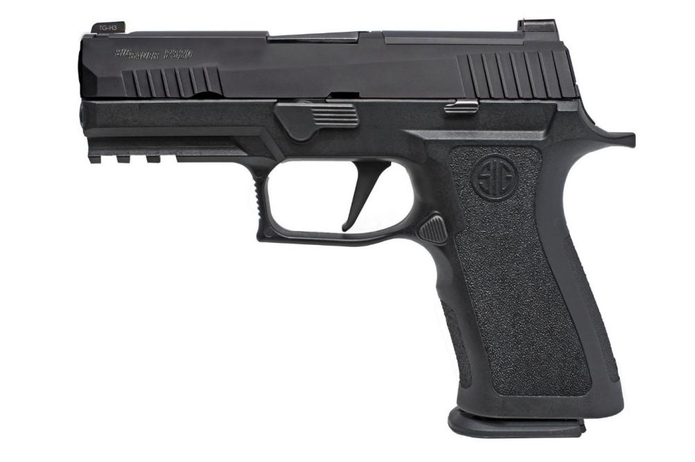 Sig Sauer P320 Pro Carry Law Enforcement 9mm Pistol - 17 Rounds | 3.9" Barrel | Polymer Grips | Stainless/Silver