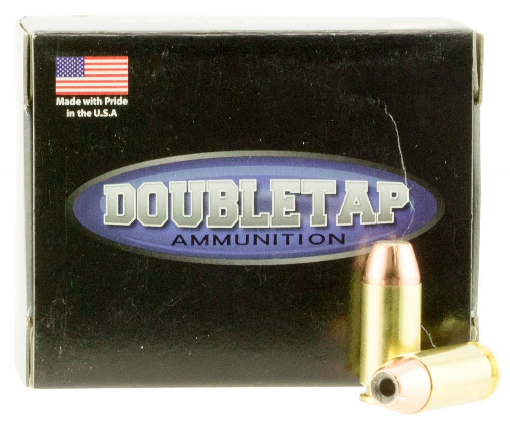 Doubletap Hunter Jacketed Hollow Point 40 S&W Ammo 20 Round Box - Brass Casing