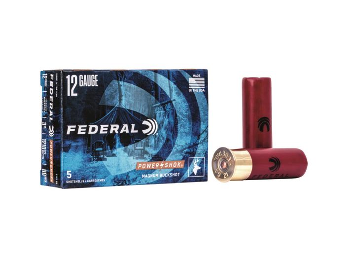 Federal 12 Ga. 3" Magnum 15 Pellets #00 Lead Buckshot 5rd