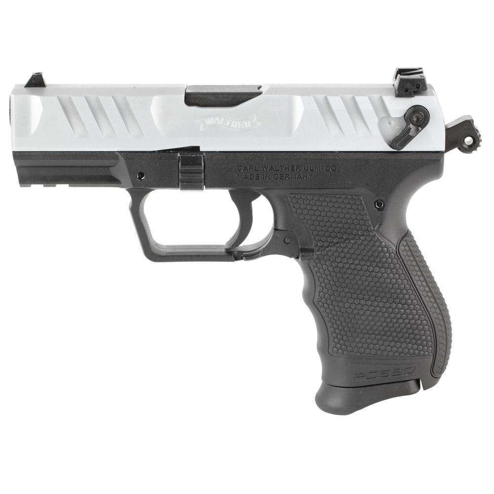 Walther Arms PD380 .380 ACP Semi Auto Pistol - 9+1 Rounds | 3.7" Barrel | Two-Tone | 2-Dot Sights