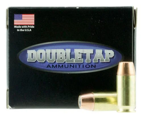 DoubleTap Ammunition Defense 45 ACP 230 gr Jacketed Hollow Point20rd box - Brass Casing