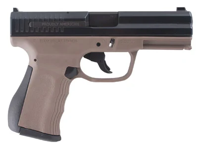 FMK Firearms 9C1 G2 Flat Dark Earth 9mm Pistol - 14+1 Rounds | 4" Barrel | Polymer Grips | 3-Dot Sights