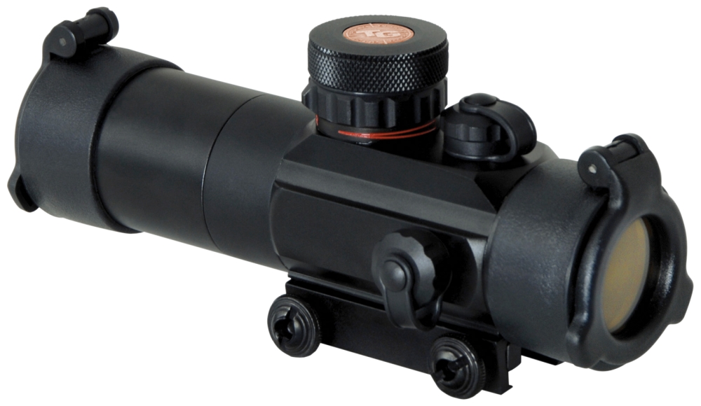 TruGlo Tactical 1x 30mm Red Dot Sight - CR2032 Battery | Unlimited Eye Relief | 68 ft @ 100 yds Field of View | 1x Fixed Magnification