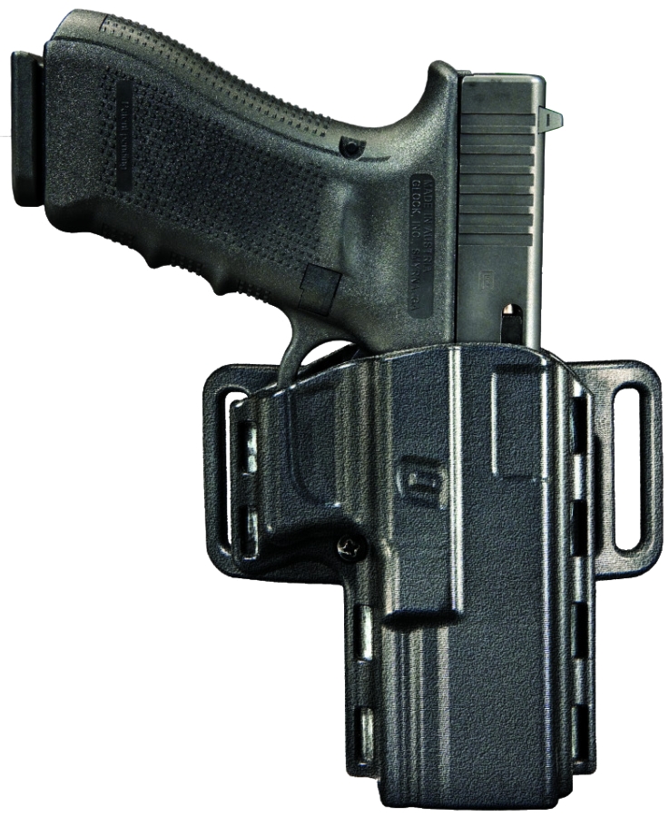 U. Mike's REFLEX OPEN TOP HLSTR 21 RH - Black Color | Polymer Material | 21 Size | Open Top Type