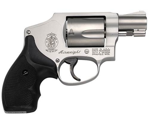 Smith & Wesson Model 642 AirweightMatte Silver 38 Special Revolver - 5 Rounds | 1.87" Barrel | Polymer Grips | Stainless/Silver | 3-Dot Sights