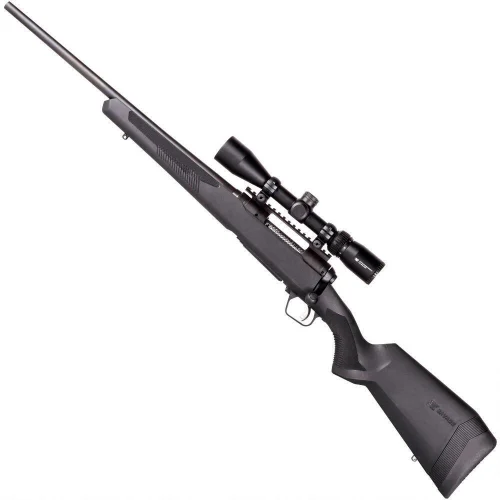 Savage Arms 110 Apex Hunter XP Left Hand 270 Winchester Bolt Action Rifle - 4+1 Rounds | 22" Barrel | Black Synthetic Stock | Synthetic | Blue/Black