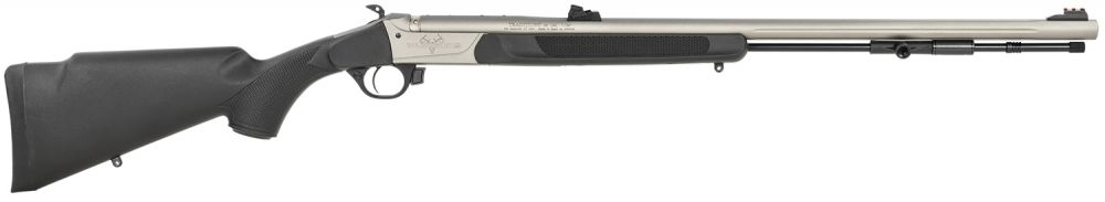 Traditions R74110440S Pursuit XT 50 Cal 209 Primer 26" Stainless Cerakote Black Synthetic Stock