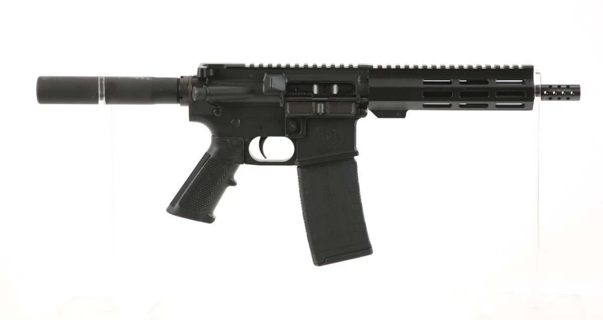 GLFA AR15 PISTOL .223 WYLDE - 30 Rounds | 7.5" Barrel | Polymer Grips | Blue/Black