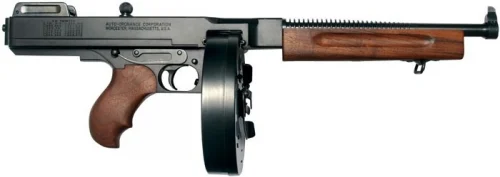 Thompson/Center Arms Thompson 1927A-1 Deluxe Lightweight Pistol 45 ACP TA5100D - 100+1 Rounds | 10.5" Barrel | Wood Grips | 3-Dot Sights
