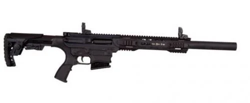Charles Daly AR-12T 12 Gauge Shotgun - 5+1 Rounds | 18.5" Barrel | 3" Chamber | Adjustable Stock | Synthetic | Blue/Black