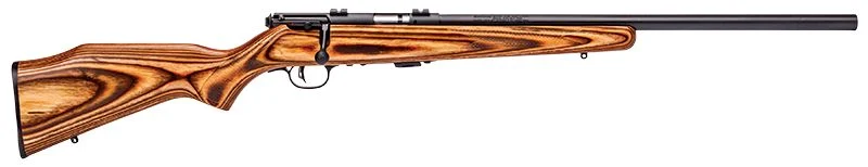 Savage Arms Mark II BV 22 Long Rifle Bolt Action Rifle - 5 Rounds | 21" Barrel | Laminate Stock | Wood | Blue/Black