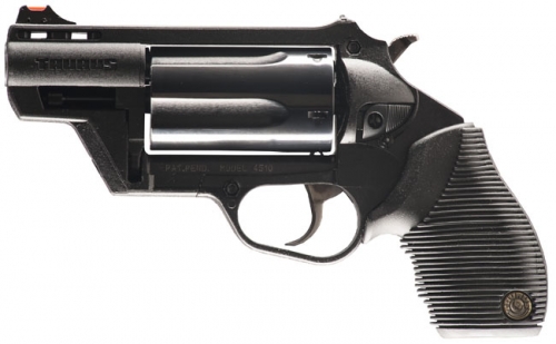 Taurus Judge Public Defender .410/.45 Long Colt Revolver - 5 Rounds | 2" Barrel | Rubber Grips | Blue/Black | Night Sights