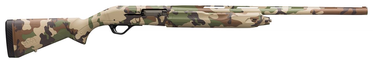 Winchester Guns SX4 Waterfowl Hunter 20 Gauge 26" 4+1 3" Woodland Camo Fixed Textured Grip Paneled Stock Right Hand (F - 4+1 Rounds | 26" Barrel