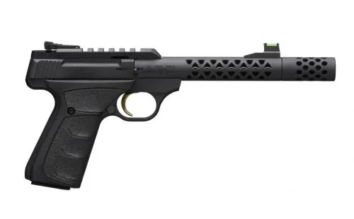 Browning Buck Mark Plus Vision Triad, 10 rounds, 5-7/8" barrel - 10+1 Rounds | 5.87" Barrel | Rubber Grips | Blue/Black | Adjustable Sights