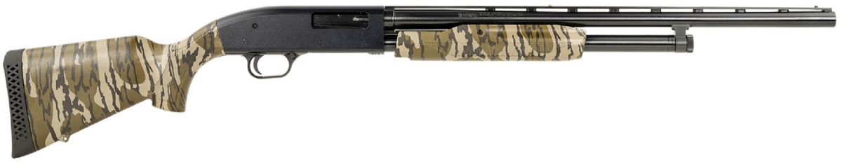 Maverick 88 Bantam Youth 20 Gauge Pump Shotgun - 5+1 Rounds | 22" Barrel | 3" Chamber | Camo Stock | Synthetic | Blue/Black