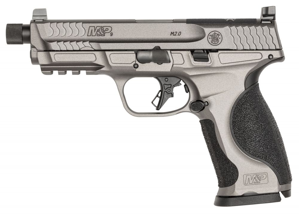 Smith and Wesson M&P9 M2.0 Metal OR 9mm Semi Auto Pistol - 17+1 Rounds | 4.625" Barrel | Gray