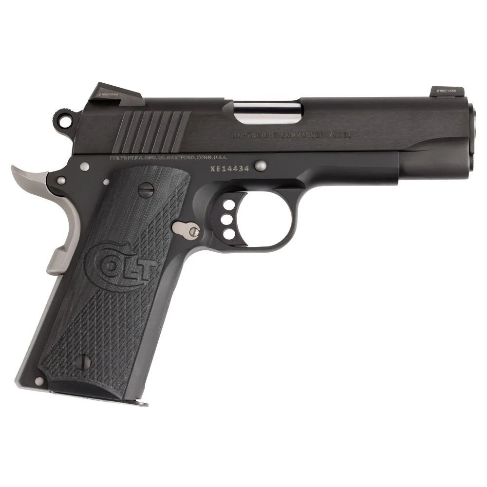 Colt Night Commander .45 ACP Semi Auto Pistol - 8+1 Rounds | 4.25" Barrel | Blue/Black | Night Sights