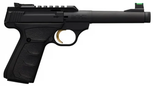 Browning Buck Mark Plus Camper UFX 22 Long Rifle Pistol - 10+1 Rounds | 6" Barrel | Polymer Grips | Blue/Black | Adjustable Sights