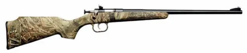 Crickett Mossy Oak Duck Blind Youth 22 Long Rifle Bolt Action Rifle - 1 Round | 16.125" Barrel | Mossy Oak Duck Blind Stock | Synthetic | Blue/Black