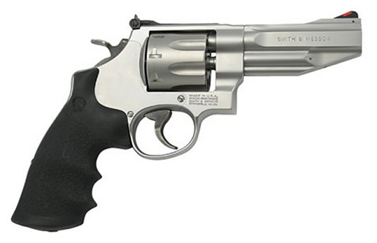 Smith & Wesson Performance Center Pro Model 627 4" 357 Magnum Revolver - 8 Rounds | 4" Barrel | Polymer Grips | Stainless/Silver | 3-Dot Sights