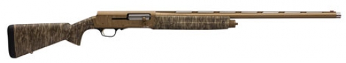 Browning A5 Wicked Wing 12 Gauge Semi Auto Shotgun - 4+1 Rounds | 28" Barrel | 3.5" Chamber | Mossy Oak Bottomlands Stock | Synthetic | FDE/Tan