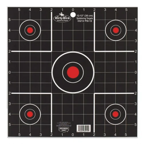 Birchwood Casey Dirty Bird Sight-In 12" Target 12 Pack