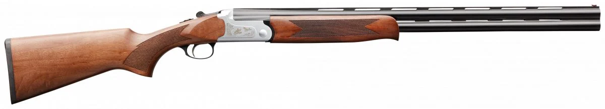 Charles Daly 202T Turkey Shotgun 12 Gauge, 3" Chamber, 26" Over/Under Barrel, Walnut, 2 Rounds - 2 Rounds | 26" Barrel | 3" Chamber | Checkered Walnut Stock | Wood | Blue/Black