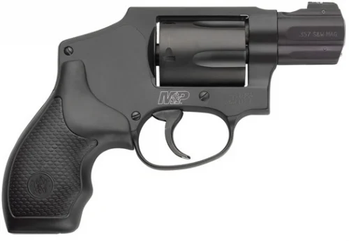 Smith & Wesson M&P 340 357 Magnum Revolver - 5 Rounds | 1.87" Barrel | Polymer Grips | Blue/Black | Night Sights