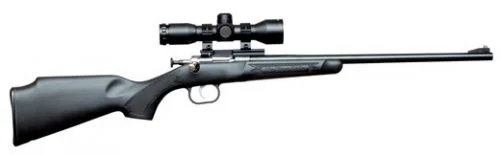 Crickett Package with Scope/Case Black Youth 22 Long Rifle Bolt Action Rifle - 1 Round | 16.12" Barrel