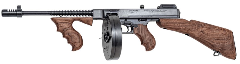 Thompson Machine T1100D 1927A-1 Deluxe 45 ACP Carbine - 100+1 Rounds | 18" Barrel