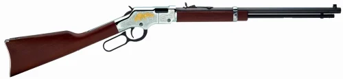 Henry Repeating Arms Golden Eagle 22 Short/Long/Long Rifle Lever Action Rifle - 16 Rounds | 20" Barrel | American Walnut Stock | Blue/Black