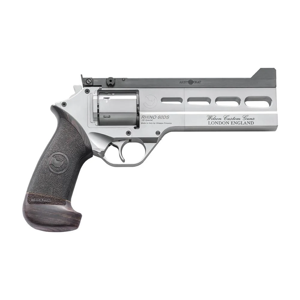 Chiappa Rhino 60DS Matchmaster 38 Special Revolver - 6 Rounds | 6" Barrel | Gray | Adjustable Sights