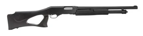 Stevens 320 Security Fixed Thumbhole Stock Right Hand w/Bead Sight 12 Gauge Shotgun - 5+1 Rounds | 18.5" Barrel | Thumbhole Stock | Synthetic | Blue/Black