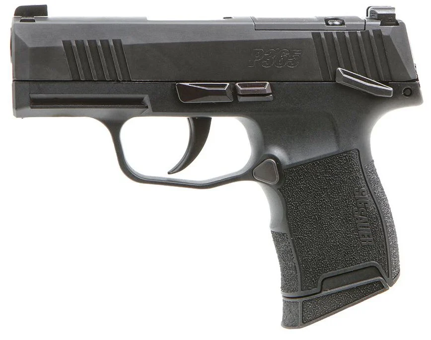 SIG P365 9MM 3.1 Black 10RD Manual Safety OFF DUTY