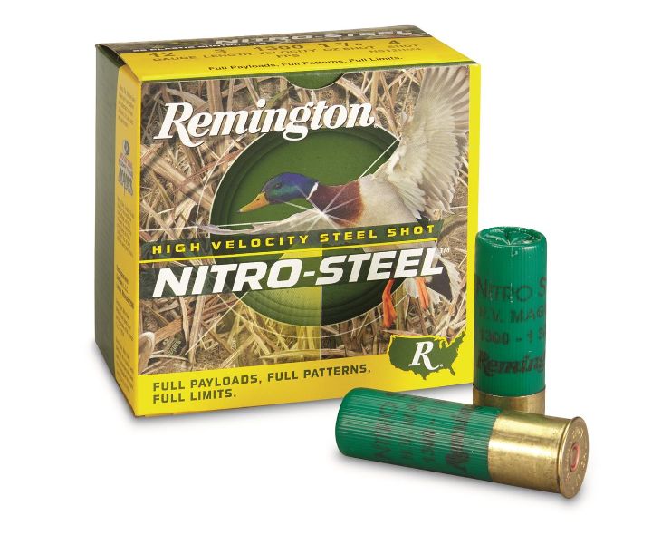 Remington Ammunition Nitro Steel 12 Gauge 3" 1 1/4 oz 4 Shot 25 Bx/ 10 Cs